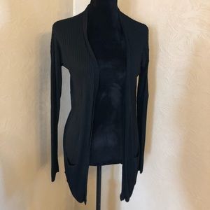 Long Black Cardigan